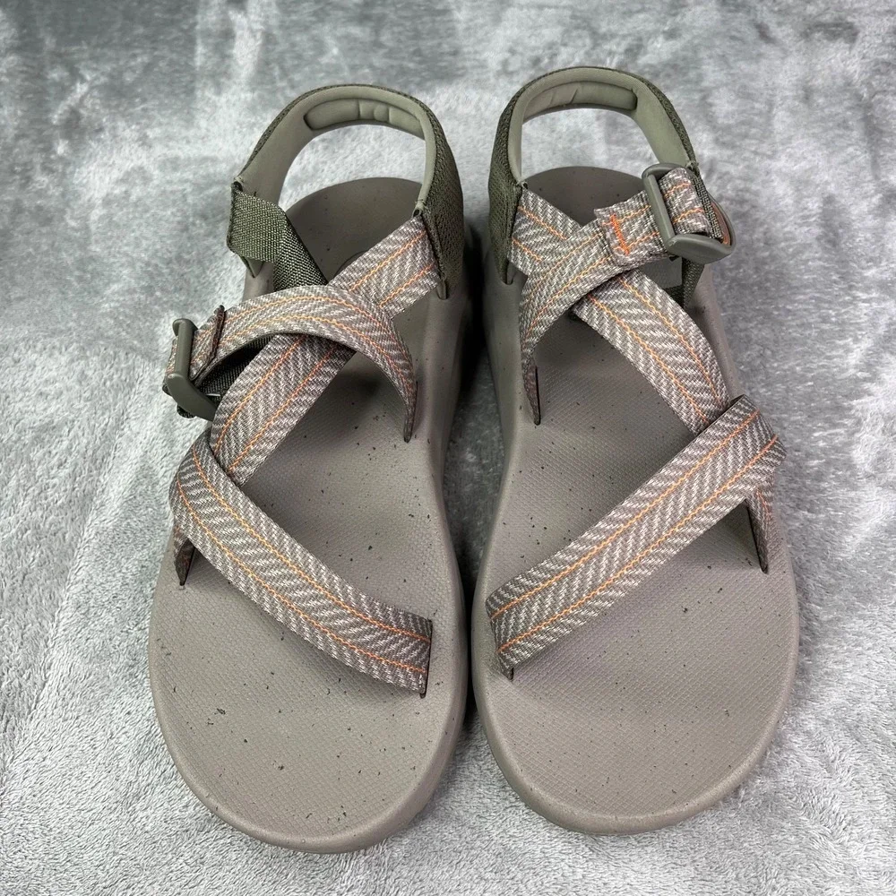 Chaco Cushz Sandals Men's 12 Frond Truffle Extra Cushioned Casual Adjustable‎
